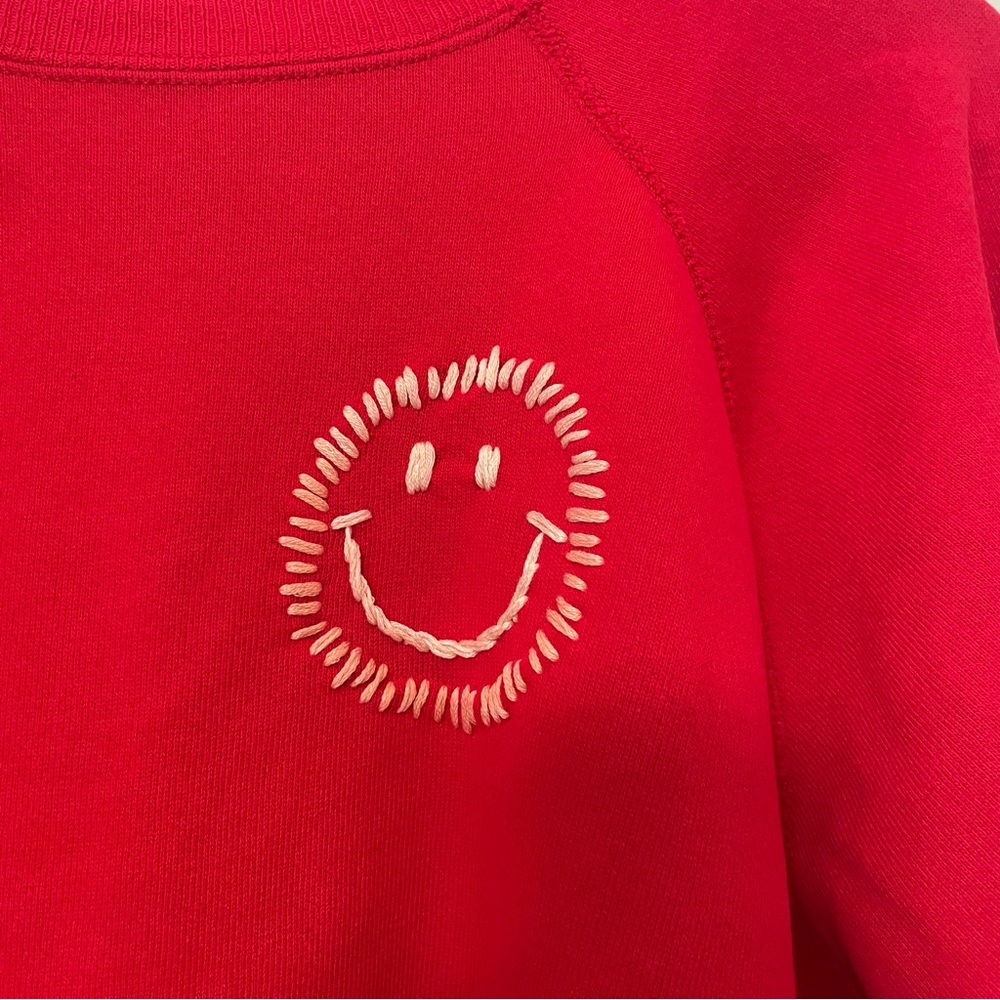 I Stole My Boyfriend's Shirt Women California Smiley Sweatshirt - Picture 7 of 10